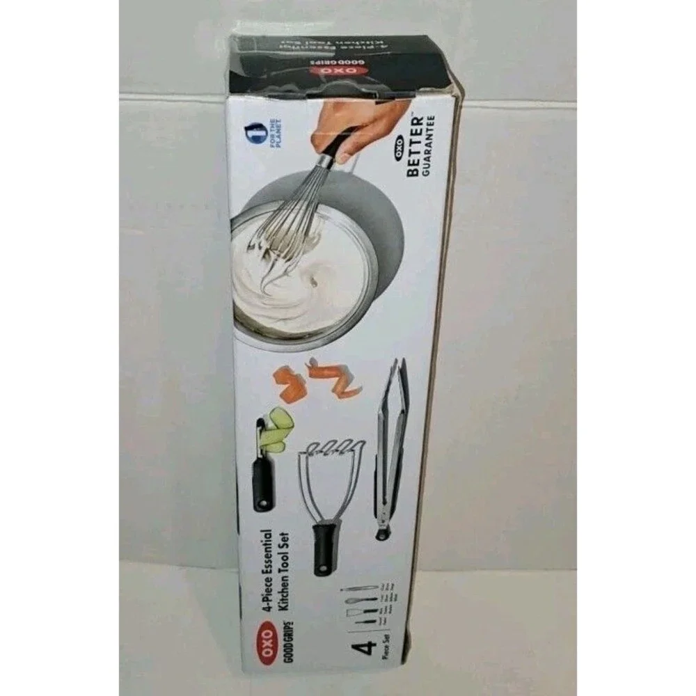 OXO Good Grips NIB  4-Piece Essential Kitchen Tool Set. NEW SEALED